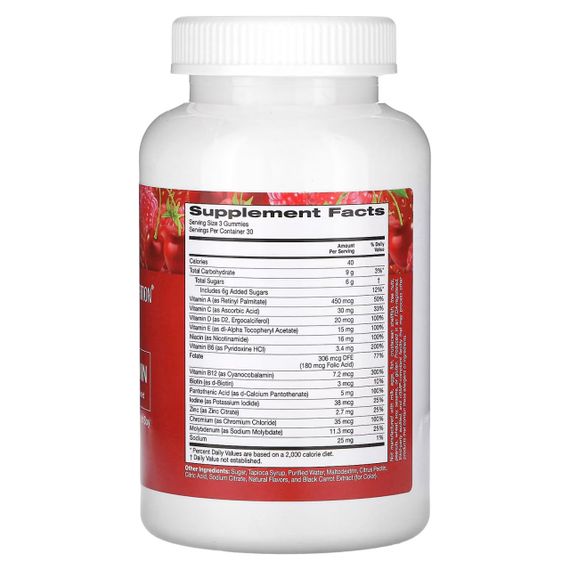 Мультивітаміни для чоловіків, Men's Multi Vitamin, California Gold Nutrition, зі смаком ягід та фруктів, без желатину та | Зображення 1