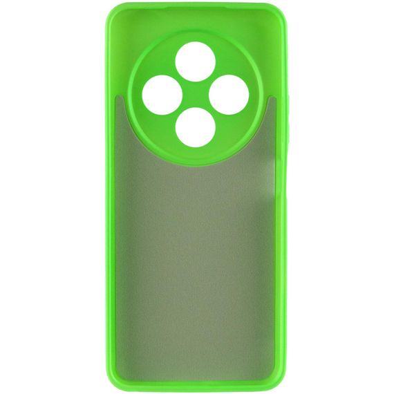 Чохол TPU GETMAN Liquid Silk Full Camera для Xiaomi Redmi 14C / Poco C75 Салатовий / Neon Green | Зображення 4