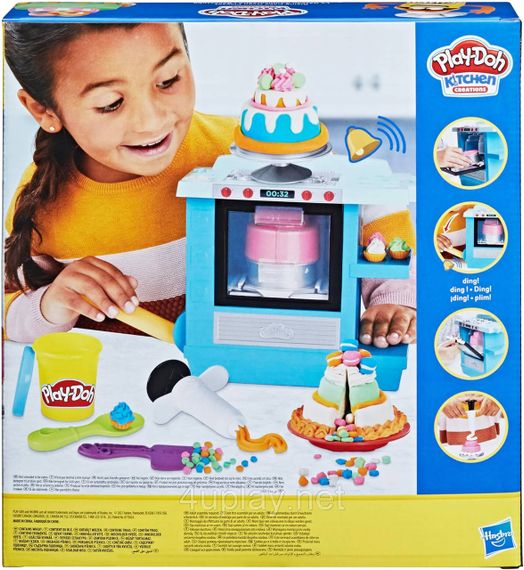 Игровой набор Плей До для лепки тесто Духовка для выпечки Оригинал Play-Doh Kitchen Creations Rising Cake Oven | Зображення 3