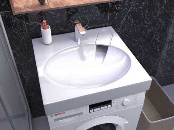 Умивальник на пральну машину Redokss San OCEAN 60x60cм | Зображення 2