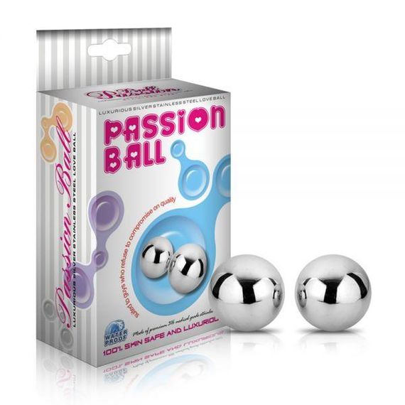 Металеві вагінальні кульки Passion Dual Balls 20 mm Sex Aura