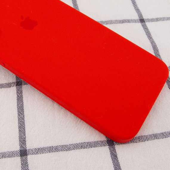 Чехол Silicone Case Square Full Camera Protective (AA) для Apple iPhone 7 plus / 8 plus (5.5") Красный / Red | Зображення 1