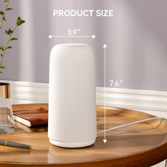 Лампа сенсорна приліжкова, 3-рівневе регулювання яскравості, невелика лампа для спальні, світлодіодна лам | Зображення 5