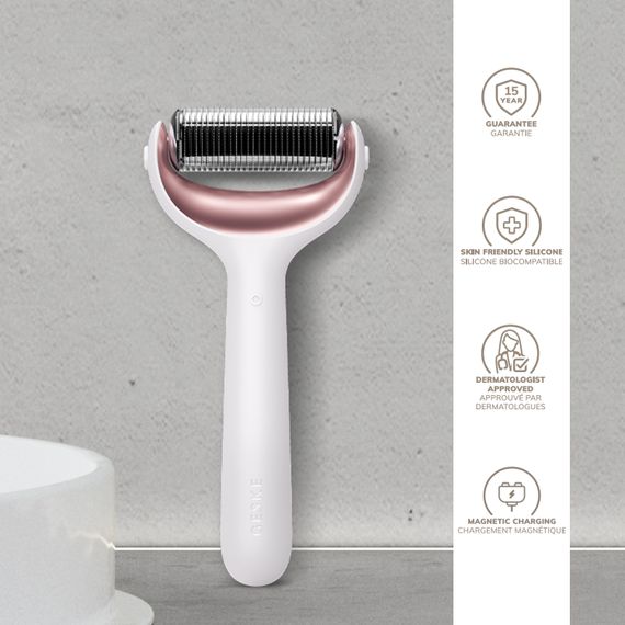 Ролер для голкової мезотерапії обличчя та тіла GESKE MicroNeedle Face&Body Roller 9в1 starlight | Зображення 2