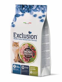 Корм Exclusion Cat Sterilized Chicken сухий з куркою для стерилізованих котів 300 гр