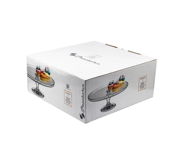 Тортовница стеклянная на ножке круглая Pasabahce Patisserie 32.2 см прозрачная 95117v | Зображення 8
