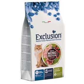 Сухий корм Exclusion Cat Sterilized Chicken для стерилізованих кішок 300 г
