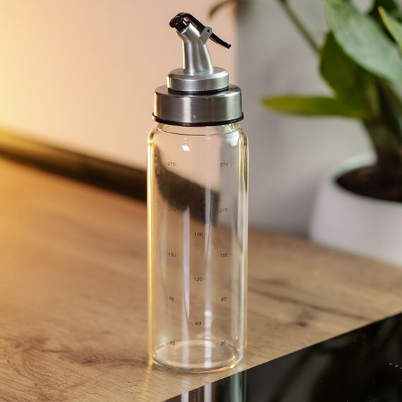 Бутылка для масла и уксуса с дозатором 350 мл стеклянная HP-1348 | Зображення 3