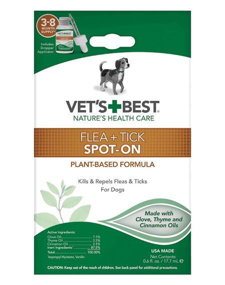 Капли от блох и клещей для собак Vet's Best Flea Tick Spot-on 17.7 мл