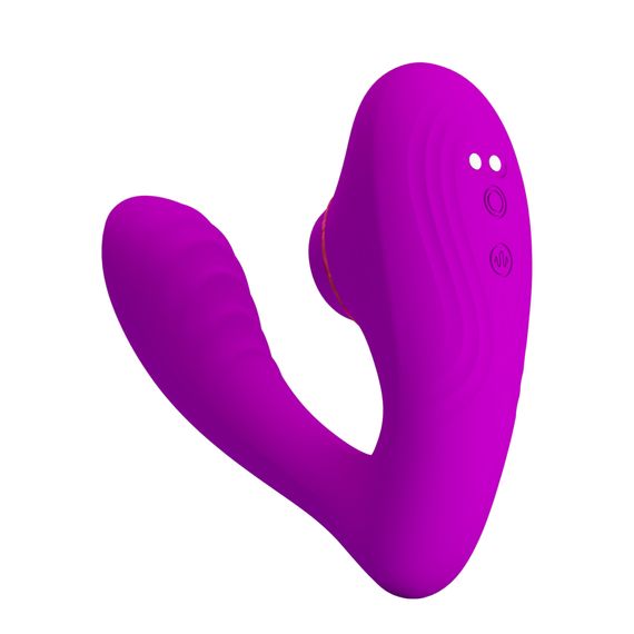 Вібромасажер PRETTY LOVE Naty Clitoral Thrusting Stimulator | Зображення 6