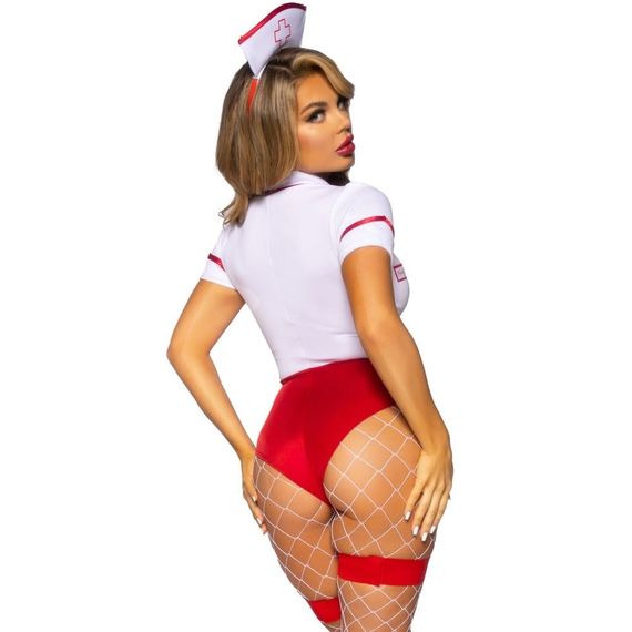 Сексуальний костюм медсестри Leg Avenue, S, 2 предмети Sex Aura | Зображення 3
