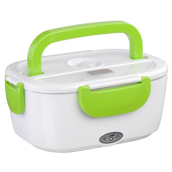 Автомобильный Ланч Бокс на Два Отсека с Подогревом Еды от Прикуривателя 12в Lunch box Термос Пищевой | Зображення 7