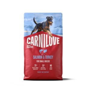 Сухий корм із лососем та індичкою для собак малих порід Carnilove Active Salmon & Turkey Small Breed, 4 кг