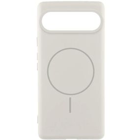 Чохол Silicone Cover Lakshmi (AA) with MagFit для Google Pixel 9 / 9 Pro Синій / Navy blue Білий / White