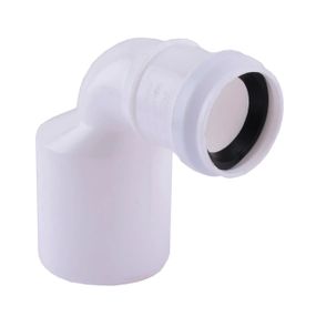 Редукція коротка VSplast 32х50х90° (біла) кутова (17454)