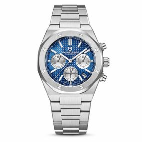 Чоловічий годинник Pagani Design PD-1707 Silver-Blue