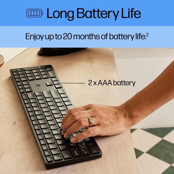 Клавіатура HP 450 Programmable Wireless UA Black (4R184AA) | Зображення 9