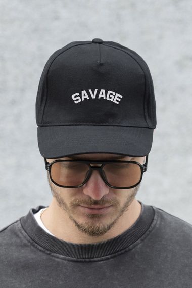 Кепка бейсболка тракер Without з принтом Savage Black | Зображення 2