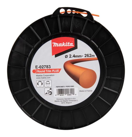 Жилка косильная "круг" 2.4 мм Makita E-02783 (262 м) | Зображення 1