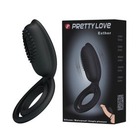 Эрекционное кольцо с вибрацией Pretty Love Esther vibration Sex Aura