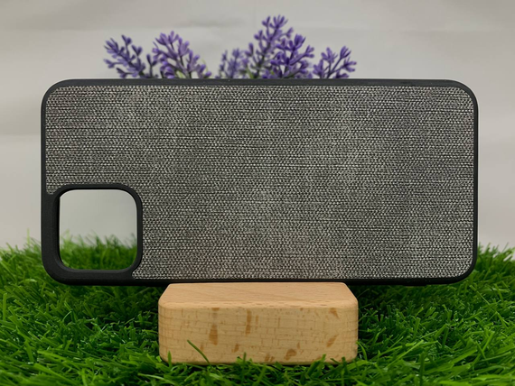 Чехол Google Pixel 4 ткань темно-серый