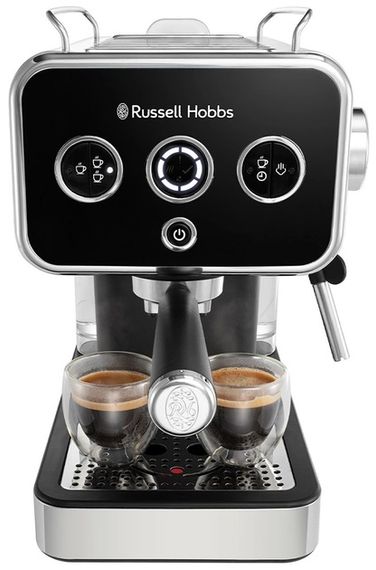 Кофеварка рожковая Russell Hobbs DistinСtions BlaСk 26450-56 1350 Вт черная | Зображення 1