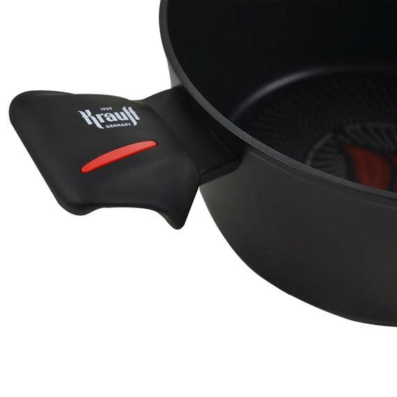 Кастрюля Krauff Smart Fry 25-45-160, 4.3 л, 24 см, алюминиевая с крышкой и антипригарным покрытием | Зображення 4