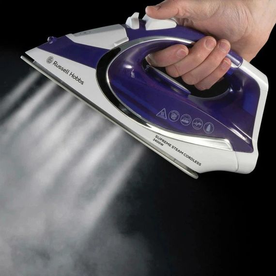 Утюг Russell Hobbs Supreme Steam Cordless 23300-56 2400 Вт сиреневый | Зображення 2