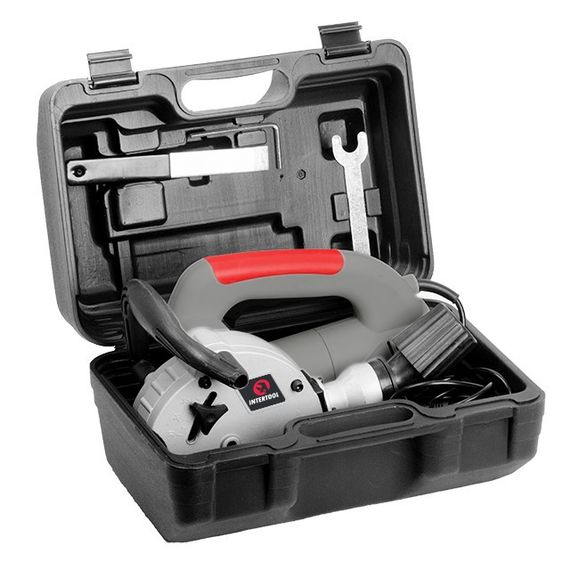 Штроборіз 1400Вт, 9000 об / хв, диск 125мм, гл. пропила 8-30мм, шир. пропила 8-26мм INTERTOOL DT-0200 | Зображення 7