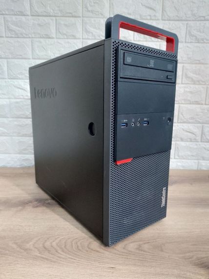 Комплект: Lenovo ThinkCentre M800 Tower / Intel Core i5-6600K (4 ядра по 3.5 - 3.9 GHz) / 16 GB DDR4 / 512 GB SSD + 500 GB HDD / AMD Radeon RX 550, 4 GB GDDR5, 128-bit / DVD-ROM + Монитор LG 24MB37PM-B / 24" (1920x1080) IPS б/в + Подарунок | Зображення 2