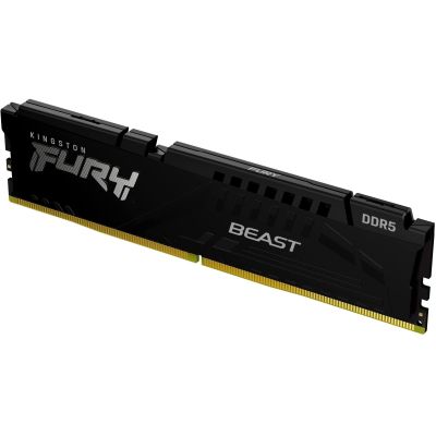 Модуль памяти для компьютера DDR5 16GB (2x8GB) 5600 MHz Beast Black Kingston Fury (ex.HyperX) (KF556C40BBK2-16) | Зображення 4