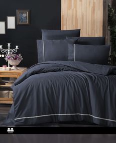 Постільна білизна First Choice Ranforce Deluxe DARK 200 х 220 см Alisa Denim