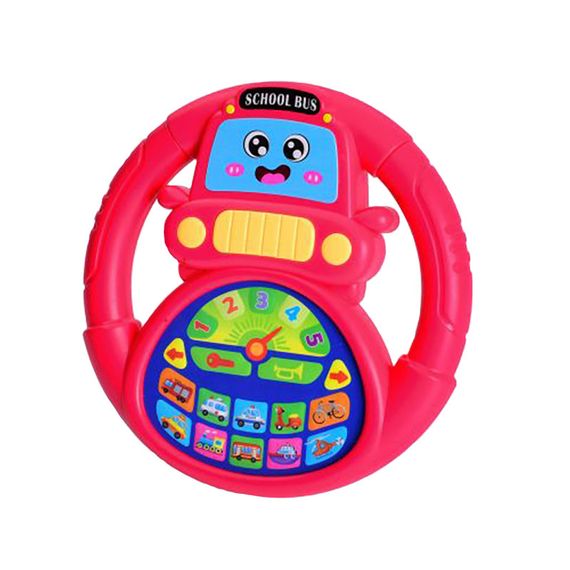 Интерактивная игрушка руль "Путешественник: Автомир" M 6304, 18 см, украинский