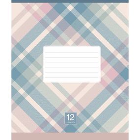 Зошит учнівський "Plaid pattern" 018-3345L-3 в лінію, 18 аркушів