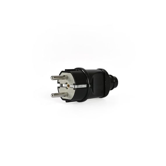 Вилка мережева з/з пряма 16А чорна TITANUM STANDARD | Зображення 2