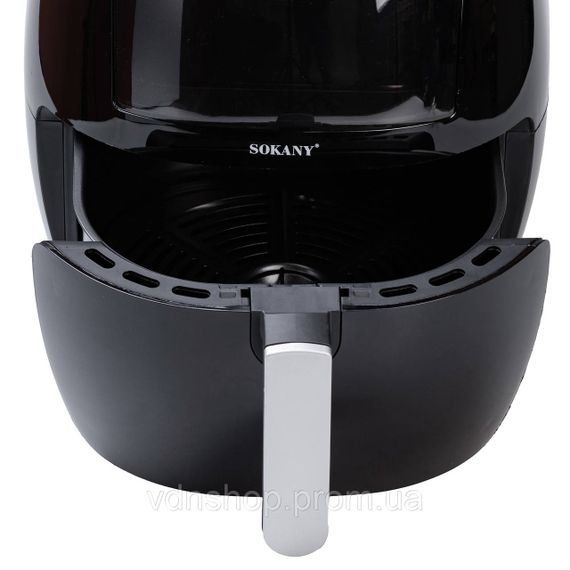 Аерофритюрниця Sokany SK-8013 на 8 літрів 1800 Вт чорна | Зображення 4