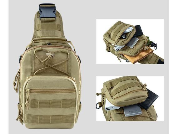 Сумка тактична через плече Smartex 3P Tactical 10 ST-050 army green | Зображення 2