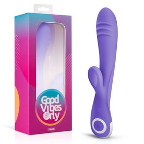 Вібратор-кролик Fane Good Vibes Only, силіконовий, фіолетовий, 22 х 3.7 см Sex Aura
