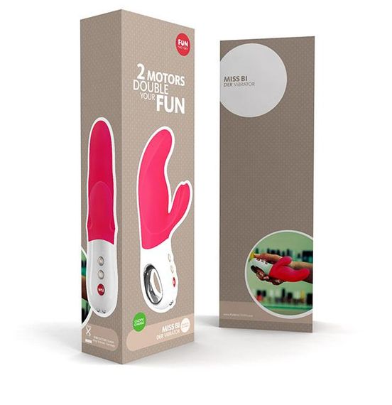 Вібратор кролик Fun Factory MISS BI, Рожевий | Зображення 4