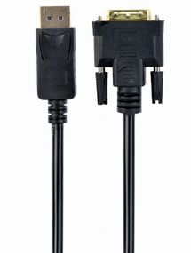 Кабель-перехідник Cablexpert CC-DPM-DVIM-3M, DisplayPort вилка / DVI вилка, 3 м
