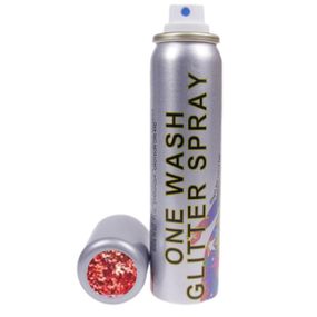 Глиттерный спрей для волос Красный Stargazer One Wash Glitter Spray RED 75 мл
