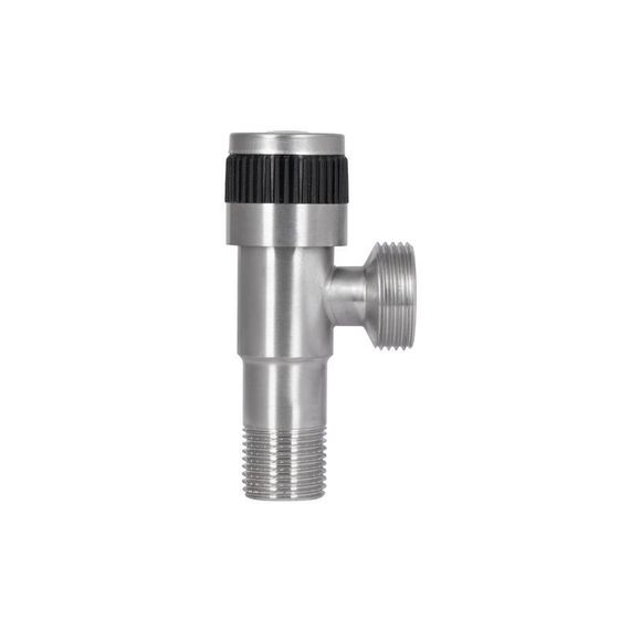 Кран кутовий Thermo Alliance Standart 1/2" Нх3/4"Н неірж., з керам. буксий TAS345W1520SS | Зображення 4