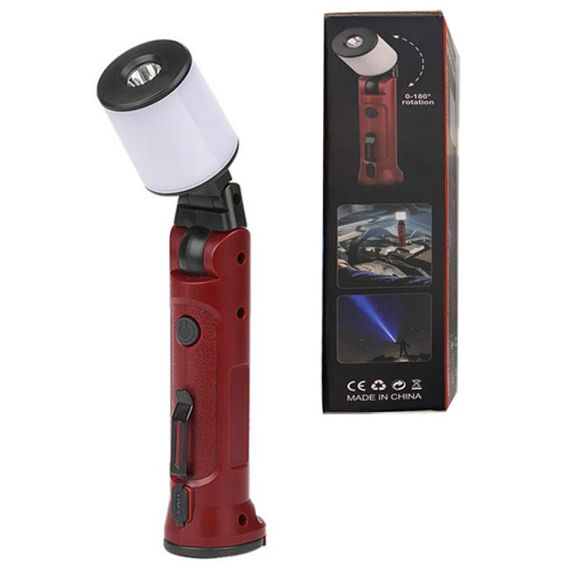 Ліхтар акумуляторний WORKLIGHT-072-XPE 10W 350Lm з гаком та магнітом, Багатофункціональний LED ліхтар | Зображення 4