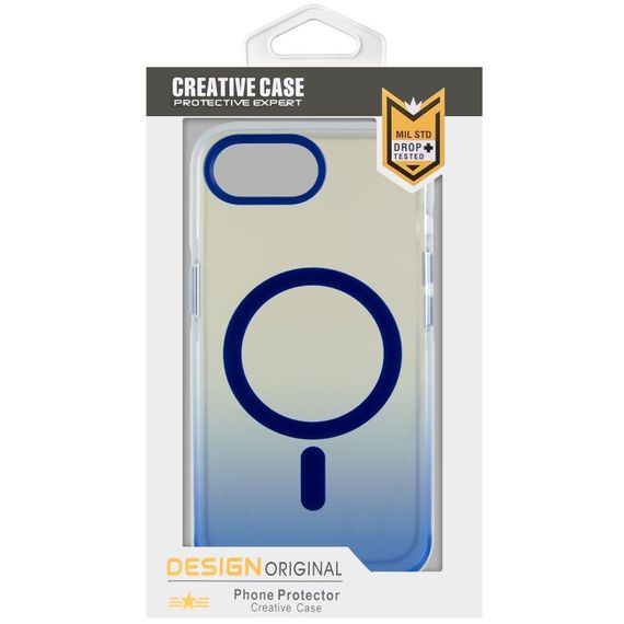 Чохол TPU+PC Phantom with MagSafe для Apple iPhone 16e (6.1") Blue | Зображення 3