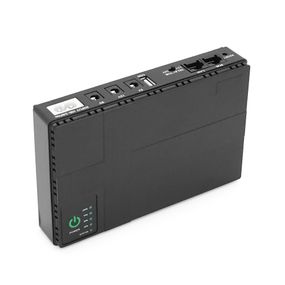 ДБЖ UPS-36W DC1036P для роутерів/комутаторів/PON/POE-430, 5/9/12V, 1A/2А, 10400мAh, Black, BOX