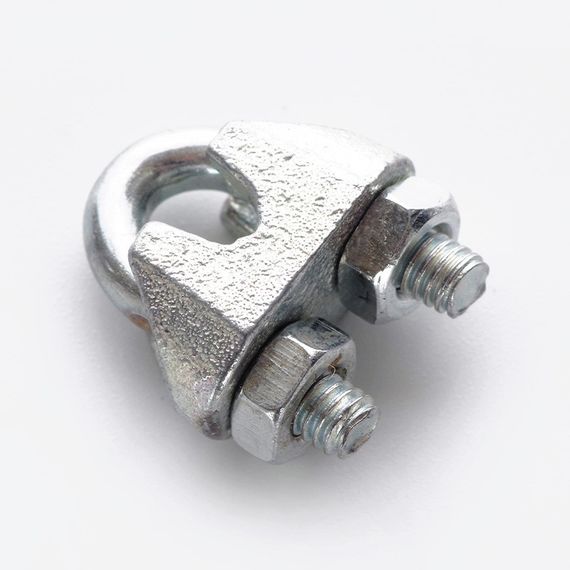 Затискач для троса 6 мм DIN741 оц. (пачка, кратність 50 шт.) APRO C741-61