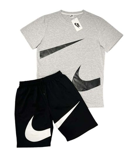 Футболка Nike swoosh сіра