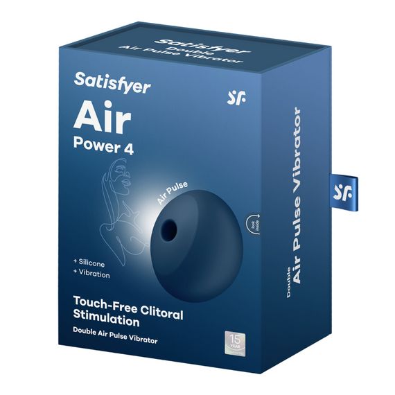 Вакуумний стимулятор з вібрацією Satisfyer Air Power 4, потужний та тихий | Зображення 5