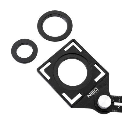 Линейка Neo Tools угловая, алюминий, 6 плечей с шкалой 0-6 см, отверствие в ша (72-351) | Зображення 2