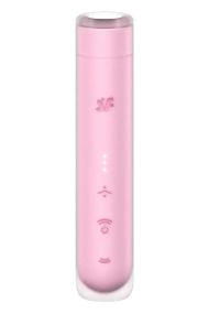 Вакуумний стимулятор Satisfyer First Kiss для клітора, рожевий, 12.5 х 2.5 см Sex Aura